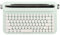 ASHATA B305 Typewriter Mechanical Keyboard, 86 Keys Retro Bluetooth Aesthetic Keyboard with Integrated Stand, Compact Gaming Keyboard with ESC Replacement Keycap (Mint Green)
