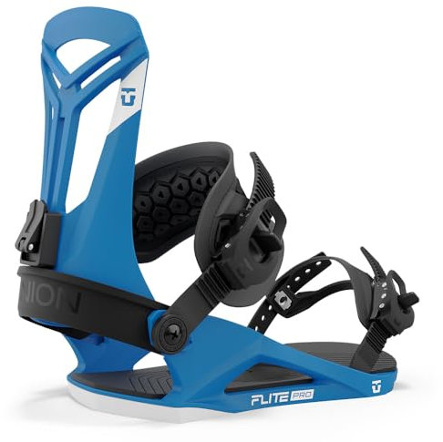 Union Flite Pro - Fijaciones de snowboard para hombre, talla M, color azul