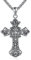 YFN Maya Halskette Sterling Silber Azteken Maya Kalender Anhänger Religiöser Schmuck Maya Geschenke für Damen Herren (Kreuz)
