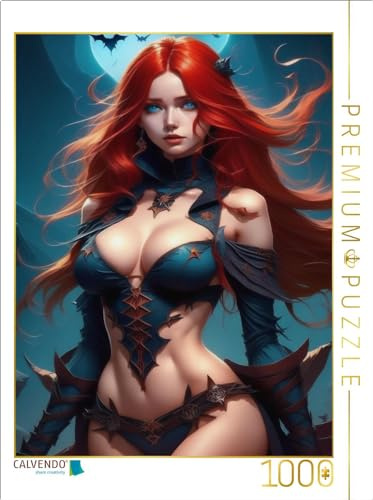 Puzzle · Scarlett Feuerzauber | Moonlight Rendezvous · 1000 Teile · Lege-Größe 64 × 48 cm · CALVENDO Puzzle
