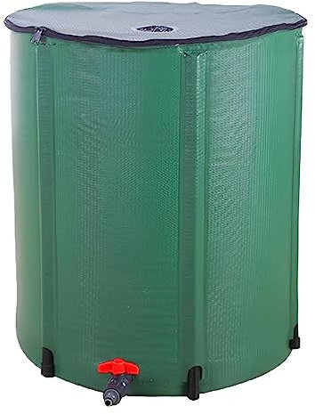 Barile di pioggia pieghevole, Barili d'acqua di grande capacità, Barili d'acqua Rain Catcher Barils, Barile pieghevole da giardino, Contenitore per acqua piovana con filtro, Barilotto di raccolta