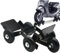 Toseky Portamoto, Supporto per Gancio di Traino per Moto,Supporto per rimorchio per portabiciclette per Scooter per Bici da Cross | Porta Scooter per Moto da Cross con Maggiore capacità portante per