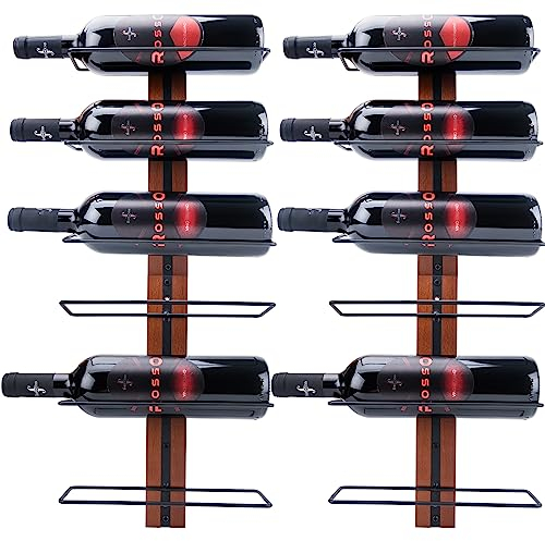 KAKO Wine Rack Wall Mounted, Wall Wine Rack, Wall Wine Racks for Wine Bottles 12, Wall Mount Wine Rack, Wall-Mounted Wine Racks for Kitchen, Dining Room, Bar