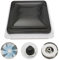 unkonwcy Roof Hood Roof Window Roof Hatch for Caravans All Functions Length Adjustable Motorhome Roof Window Sun Protection Heat Protection Caravan with Fan Clear Vent or Includes Sealant 42 x 42 cm