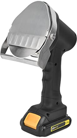 Locadence Coltello da Kebab Elettrico, Regolabile da 0 a 8 mm, Coltello da Kebab Shawarma Professionale in Acciaio Inossidabile per Rosticceria, Girarrosto per Carne All'Aperto
