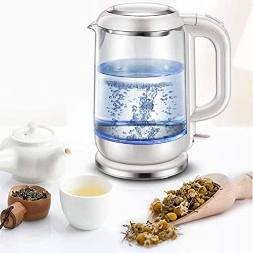 hot water kettle, Electric - 1.5 Liter Blue Led Illuminated Portable Office Auto Power off Stainless Steel Quick Boil Tea Jug Kettle