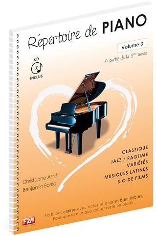 REPERTOIRE DE PIANO VOL 3 + CD