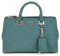GUESS Cresidia Status Satchel Teal