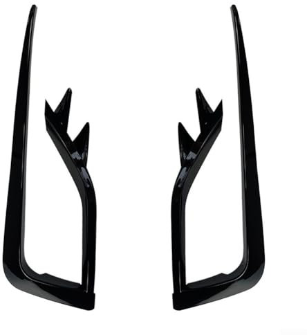 Set mit zwei Nebelscheinwerfer-Verkleidungen für Golf (2017 2020), stabile Konstruktion und direkte Passform (schwarz)