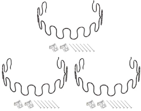 QUARKZMAN 3Sets Polsterfedern-Ersatzsets 19,69 mit Clips Nägeln | Hängende Kissen-Reparatur-Set, Für Möbel Sofa Liegenstuhl