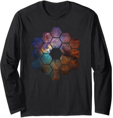 James WEBB Weltraumteleskop Spiegel Nebula JWST Langarmshirt