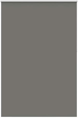 vidaXL Verdunkelungsrollo Grau 160x210cm Stoffbreite 156,6cm Polyester, Rollo, Klemmfix, Thermorollo, Verdunklungsrollo, Klemmrollo, Fensterrollo