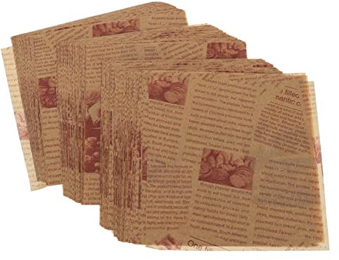 FELTECHELECTR 200pezzi Parchment Per e Frittura e Antiaderente Per e Preparazioni Festive e Compostabile