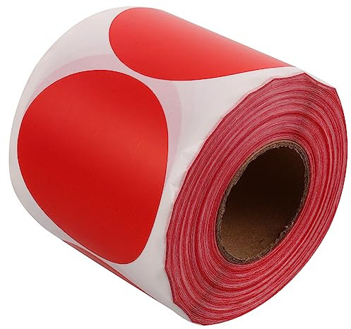 Operitacx Punktaufkleber Aus Stickerpapier Herzförmige Und Runde Aufkleber Selbstklebende Etiketten Zum Markieren Und Sortieren Für Geschenke Und Alltag