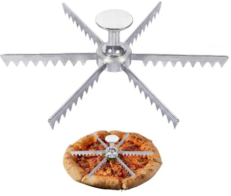 Generisch Pizzateiler Ausstechformen, Tortenteiler, 6/8/10 Tortenschneider Aluminium Kuchen Und Tortenteiler Portionsteiler, Koch Zubehör Für Käsekuchen, Pizza