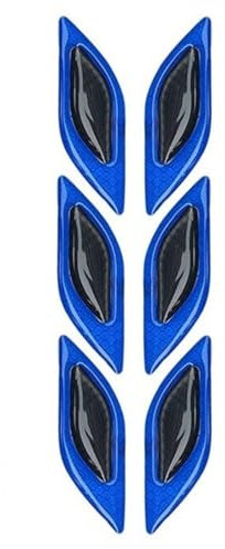 WUDIJING 6 Stück Auto Reflektierende Aufkleber für Kotflügel für Opel Zafira Life I 2019-2024, Auto Kotflügel Motorhaube Stoßstange Reflektierende Aufkleber,B