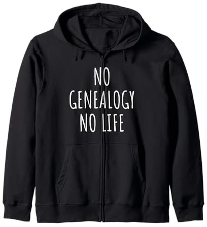 Genealogia Uomini Donne Albero Genealogico Ancestry History Research Felpa con Cappuccio