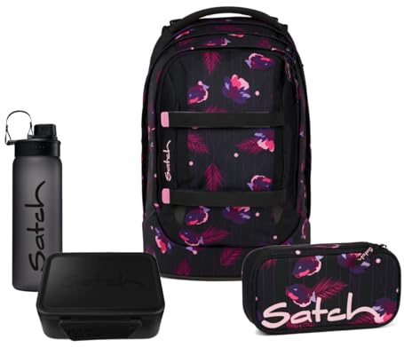 Satch Pack Schulrucksack Set 4tlg. inkl. Lunchset (Mystic Nights)