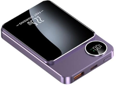 Derwrtup Smartphone Charging Plate, Magnetic Quick Charging Power Bank, 20000 mAh Wireless Chargers for Smartphones | For Mobile Phones Computers Tablets Laptops Smartwatches Desk Workplace Table