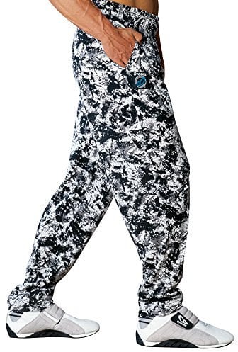 Otomix Men's Baggy Bodybuilding Workout Muscle Pants, Jungle Fever, Medium