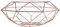 Premier Housewares Vertex Fruit Basket, 39 cm - Copper Plated