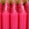 Bütic GmbH Stabkerzen durchgefärbt 250mm x Ø 22mm - Kerzen hochgereinigt, Brenndauer 11,5h, geruchsneutral, rußarm mit rückstandsfreiem Abbrand, Farbe:Pink, Set mit:16 Stück