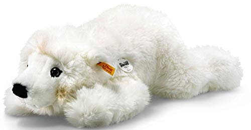 Steiff Kuscheltier Arco Eisbär, Süßes Stofftier mit Kunststoffaugen, Kinder, Jungen & Mädchen, Plüschtier 45 cm, Weiß, 115110