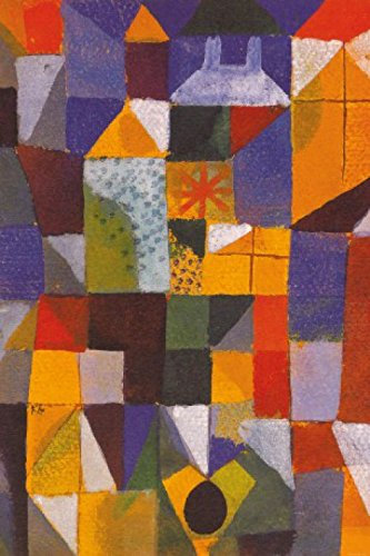 1art1 Paul Klee Composición Urbana con Ventanas Amarillas, 1919 Fotomural Autoadhesivo 180x120 cm