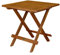 Sedex LOS Angeles Klapptisch 50x50 cm Eukalyptusholz Beistelltisch Gartentisch Holztisch