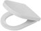 Tiger Memphis Sedile per WC, Acciaio Inox, Duroplast, Bianco, 36 x 5,5 x 45 cm