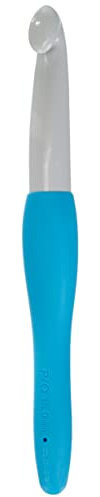 Clover CL1059 Häkelnadel, Plastic, blau, 22x2x5 cm