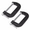 Wideskall® 8 x 3.25 inch Heavy Duty Malleable C Clamp (Pack of 2)