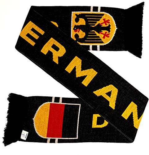 Euroscarves Germany Deutschland Fußball Strickschal Schwarz