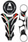 labelbike - 3D Harz Aufkleber-Set kompatibel mit Aprilia RSV4 Carbon-Motorrad
