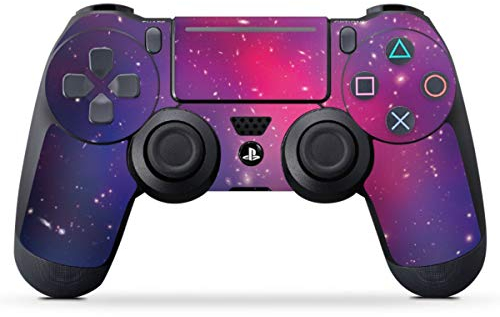 DeinDesign Skin kompatibel mit Sony Playstation 4 PS4 Slim Controller Folie Sticker Galaxie Weltall Sterne