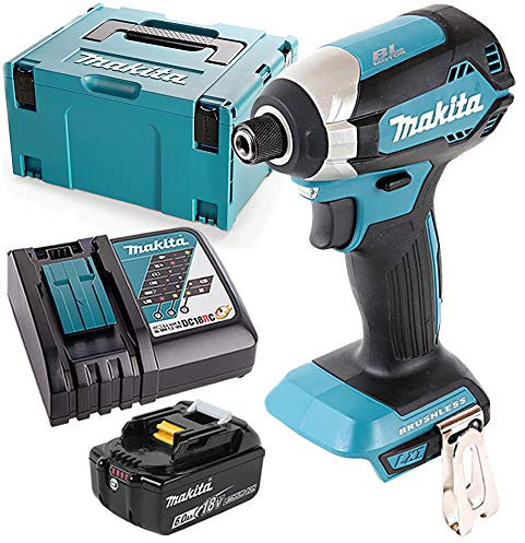 Makita DTD153 18V Brushless Impact Driver with 1 x 6Ah Battery, Charger & Case