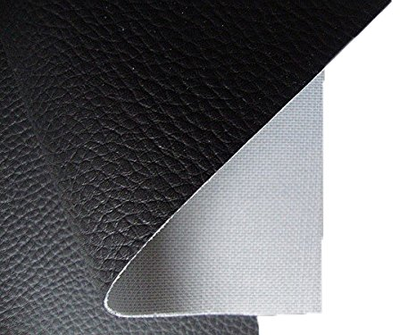 Tukan-tex-de Kunstleder Möbel Textil Meterware Polster Stoff PVC - Schwarz