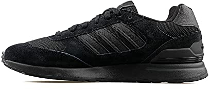 Adidas Herren Run 80S Sneakers, Cblack/Cblack/Carbon, 40 2/3 EU