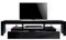 Panana 160cm 2 Drawer TV Stand Cabinet Unit Glass Shelf Sideboard RGB LED Lighted Fit For 62 63,65,70inch (Black)