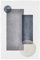 artboxONE Metall-Poster 20x30 cm Abstrakt Abstract Rectangles in Grey von Künstler Sasha Lend