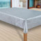 laro Wachstuch-Tischdecke Abwaschbar Garten-Tischdecke Wachstischdecke PVC Plastik-Tischdecken Eckig Meterware Wasserabweisend Abwischbar |70|, Muster:Dhalia Silber, Größe:100x140 cm