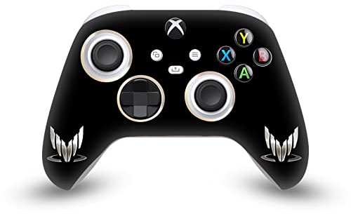 Head Case Designs Offiziell Offizielle EA Bioware Mass Effect Gespenst 3 Abzeichen und Logos Vinyl Haut Gaming Aufkleber Abziehbild Abdeckung kompatibel mit Xbox Series X/S Controller