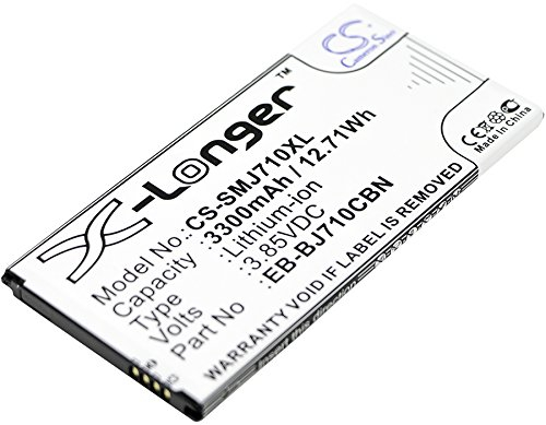 Cameron Sino - Batteria per Samsung Galaxy J7 2016, Galaxy J7 6 Duos TD-LTE, Galaxy J7 Nxt 2017 Duo, Galaxy J7 Nxt 2017 Duos TD-LTE, Galaxy On8, SM-J7108, SM-J7109, SM-J710FZ, SM-J710FZ K