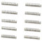 SEIWEI Mini-Würfel-Preisschild, 10 Sets, Preis-Anzeigewürfel, verstellbares 3D-Metall-Preiswürfel-Set für Schmuck, Uhren, Ringe, Shop-Preisanzeige – Silber/GBP