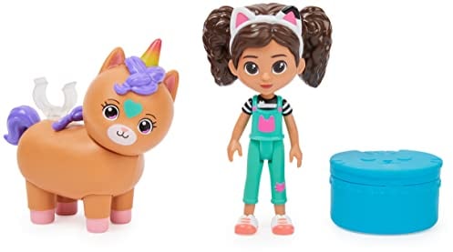 Gabby's Dollhouse, Gabby Girl and Kico the Kittycorn Toy Figures Pack, with Accessories and Surprise Kids’ Toys for Ages 3 and up