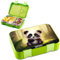 Jarlson® Brotdose Kinder mit Fächern - TONI Lunchbox - Bento Box auslaufsicher – Jausenbox für Kindergarten und Schule - Mädchen und Jungen | Vesperbox | Snackbox (PANDA)