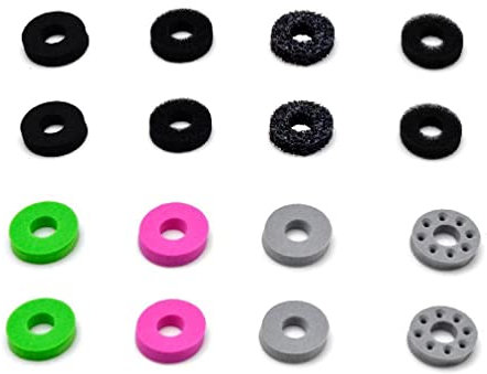 Gamepad Aim Assist Rings for PS5-PS4 PRO Auxiliary Sponge Rings 16Pcs Motion Control Sponge Rings
