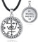 EUDORA Harmony Ball Siegel des Heiligen Michael Kette für Damen Herren Sterling Silber 925, Erzengel St. Michael Anhänger Medaillen, Religiöser Amulett Runen Schmuck Geschenk für Damen Herren,61CM