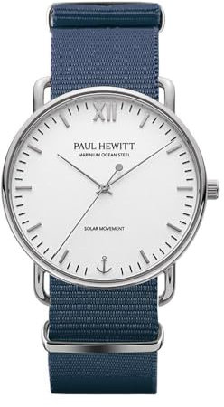 PAUL HEWITT Herren-Uhren Analog Solar One Size Blau 88723287