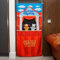 Hanging Doorway Puppet Theatre, Includes 2x Plush Toy Hand Puppets, Adjusts to Fit Any Doorway 50-88cm, Kid's Pop-Up Play Puppet Show, Children's Roleplay & Educational Toys for Imaginative Play